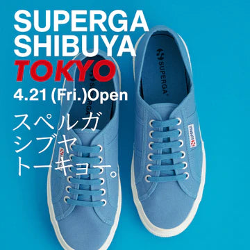 春の公式ポップアップショップ<br>SUPERGA TOKYO SHIBUYAが<br>期間限定オープン！