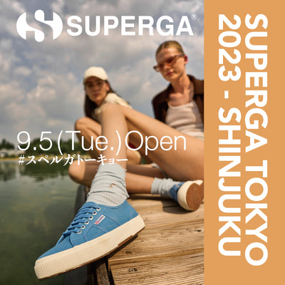 秋の公式ポップアップストア<br>SUPERGA TOKYO2023 SHINJUKU<br>（スペルガトーキョー2023 新宿）が<br>新宿Flagsにて9/5よりオープン！
