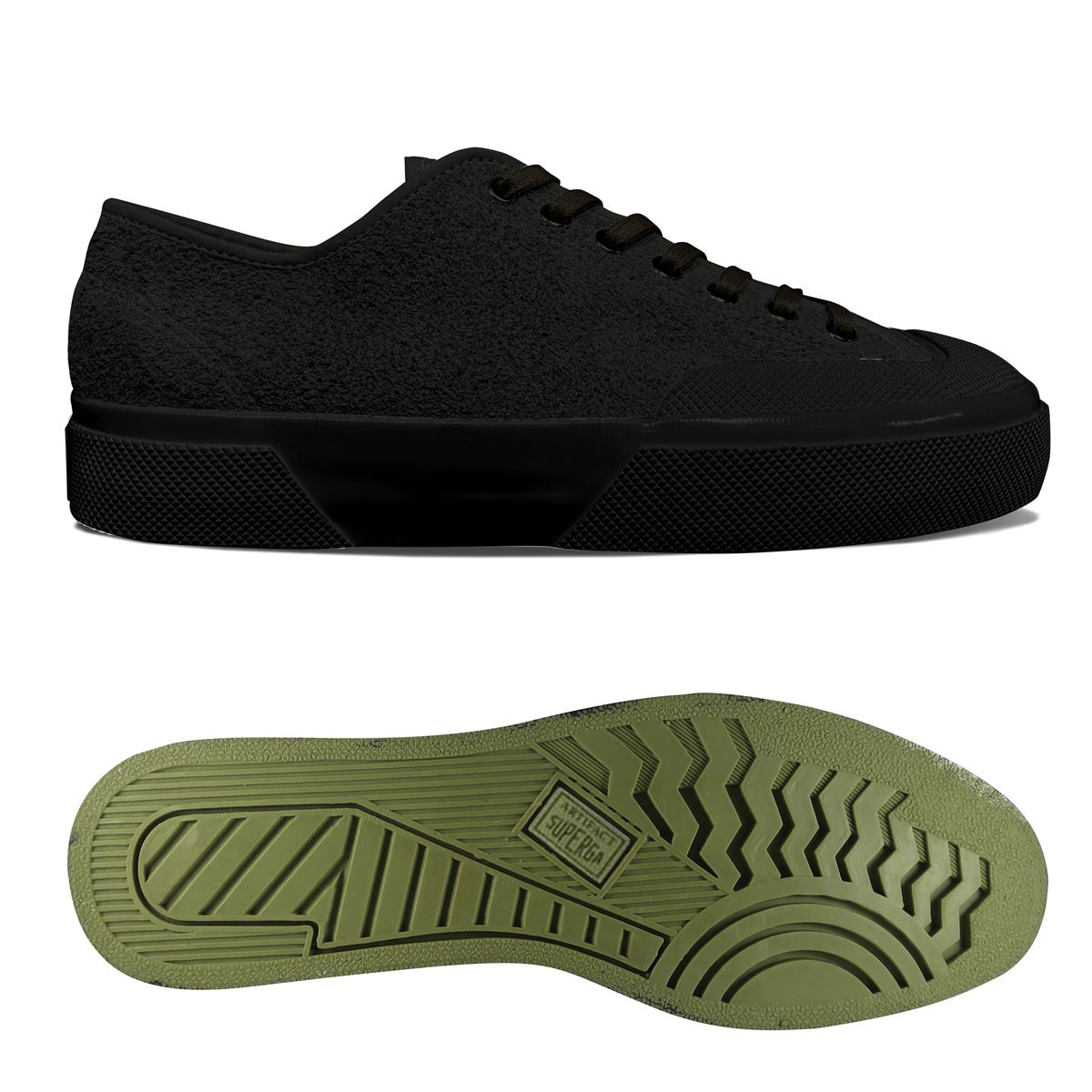 2432 ワークス スエード フレッシュ アウト｜WORKS SUEDE FLESH OUT（FULL BLACK）