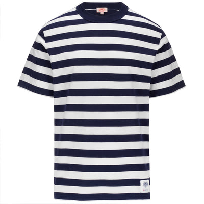 アルモリュクス Tシャツ｜ARMOR LUX T-SHRT（BLUE NAVY-WHITE）
