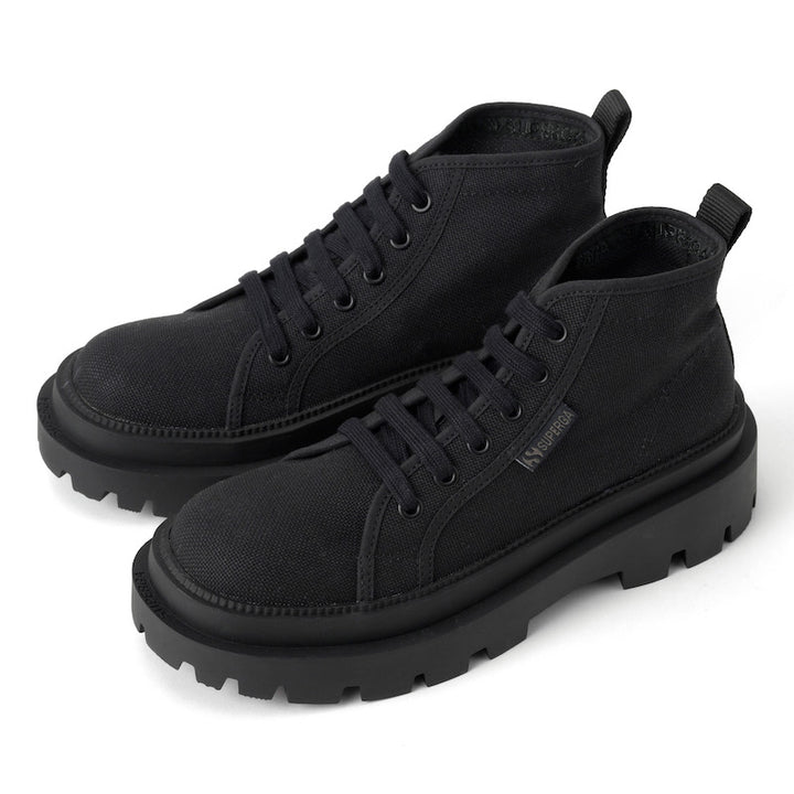 【公式】SUPERGA(スペルガ)/3052 ALPINA APEX MID_TOTAL BLACK_997 Total Black 997 / 39 (25.0cm)