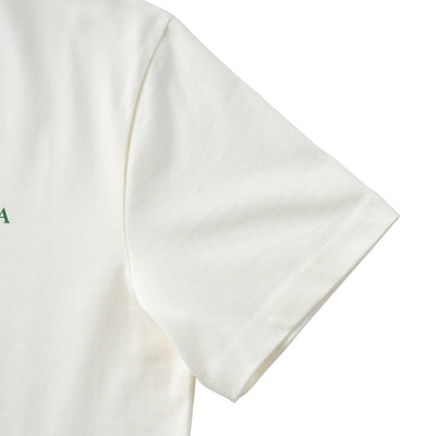 Tシャツ スペルガ クラブハウス｜T-SHIRT SUPERGA CLUBHOUSE（WHITE AVORIO-GREEN）