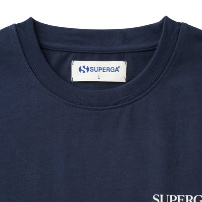 Tシャツ スペルガ クラブハウス｜T-SHIRT SUPERGA CLUBHOUSE（NVY-WHITEAVORIO）