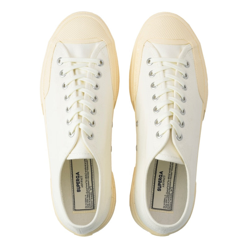 2432 ワークス ローカット ブロークンツイル｜WORKS LC BROKENTWILL（WHITE-OFF WHITE） – スペルガ｜ SUPERGA 公式サイト