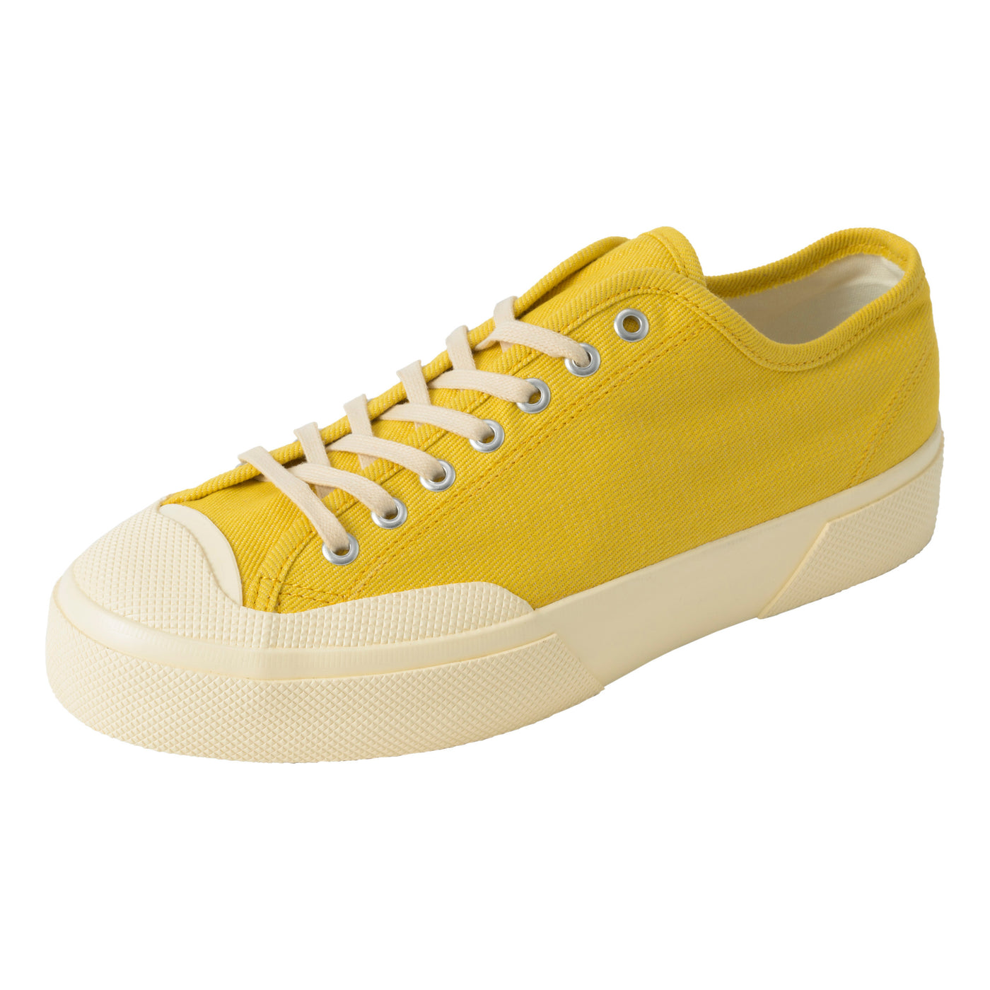 2432 ワークス ローカット デニム ヤーンダイ｜WORKS LC DENIM YARN DYE（YELLOW-OFF WHITE）