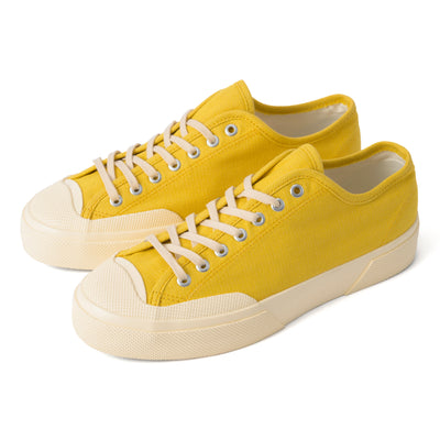 2432 ワークス ローカット デニム ヤーンダイ｜WORKS LC DENIM YARN DYE（YELLOW-OFF WHITE）