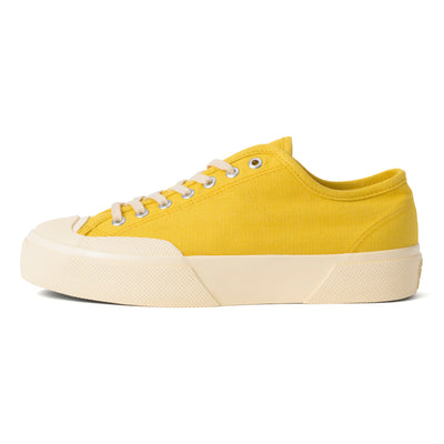 2432 ワークス ローカット デニム ヤーンダイ｜WORKS LC DENIM YARN DYE（YELLOW-OFF WHITE）