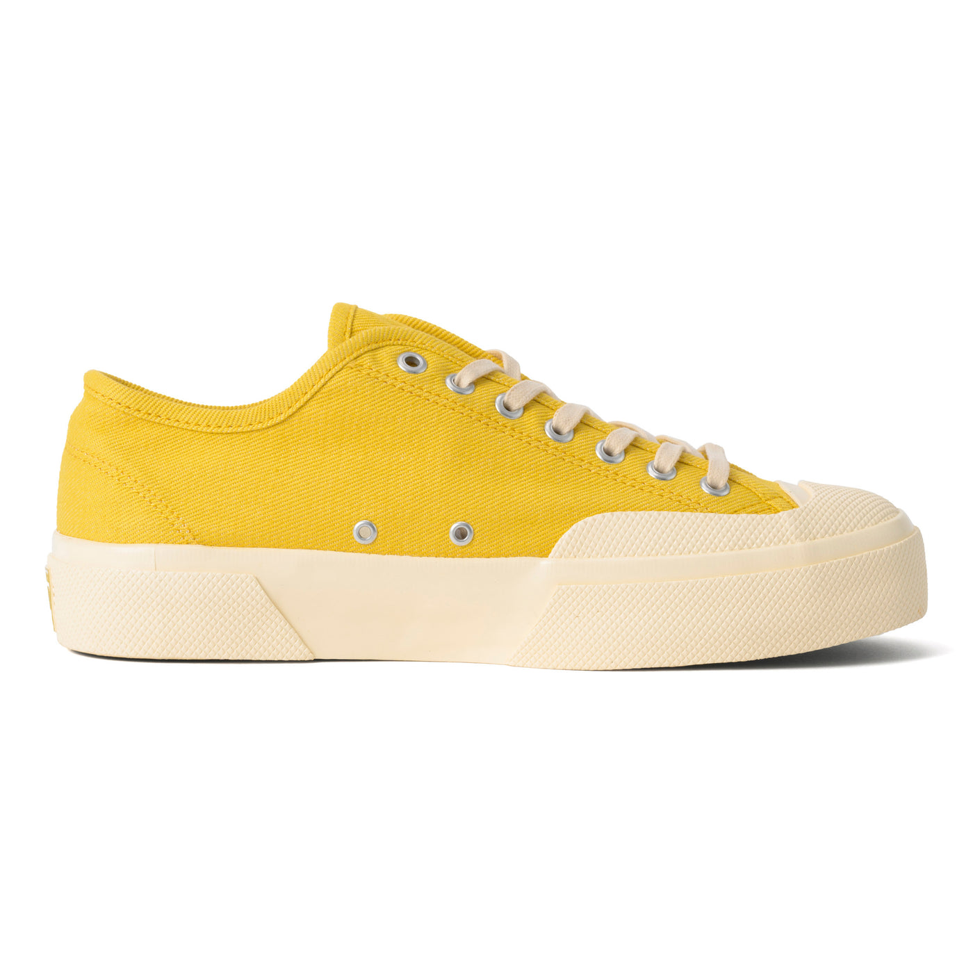 2432 ワークス ローカット デニム ヤーンダイ｜WORKS LC DENIM YARN DYE（YELLOW-OFF WHITE）