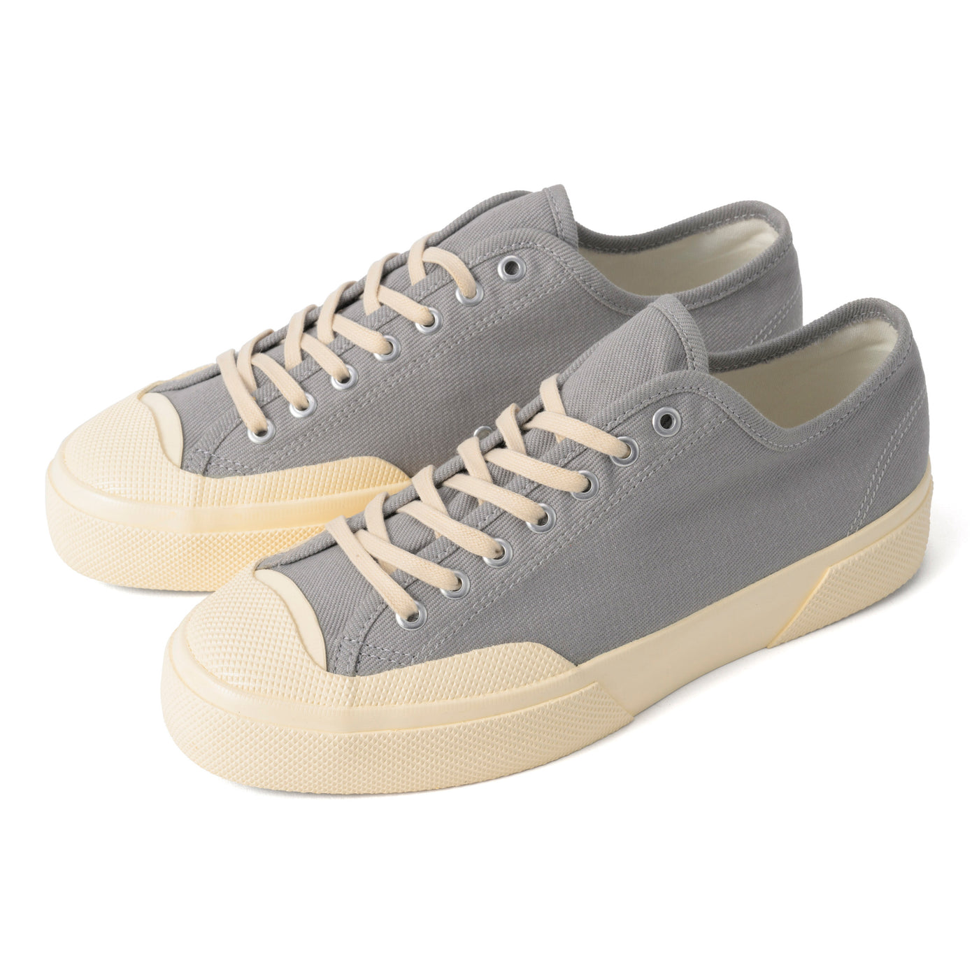 2432 ワークス ローカット デニム ヤーンダイ｜WORKS LC DENIM YARN DYE（GREY-OFF WHITE）