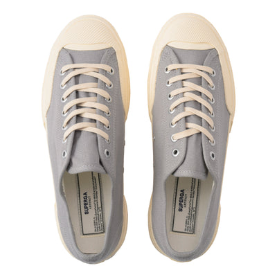 2432 ワークス ローカット デニム ヤーンダイ｜WORKS LC DENIM YARN DYE（GREY-OFF WHITE）