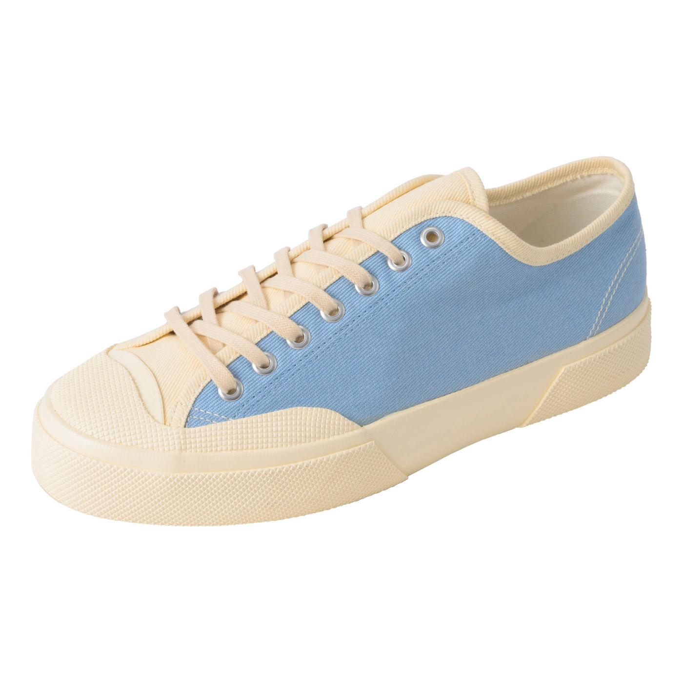 2432 ワークス ローカット マルチカラー デニム｜WORKS LC MUL-COL DENIM（BLUE PINK-OFF WHITE）