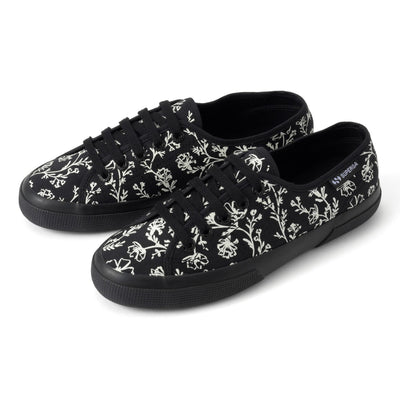 3750 ブロッサム プリント レッジェーラ｜BLOSSOM PRINT LEGGERA（BLACK-SNOW WHITE）