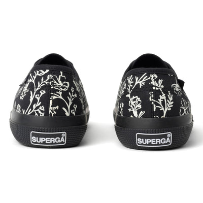 3750 ブロッサム プリント レッジェーラ｜BLOSSOM PRINT LEGGERA（BLACK-SNOW WHITE）