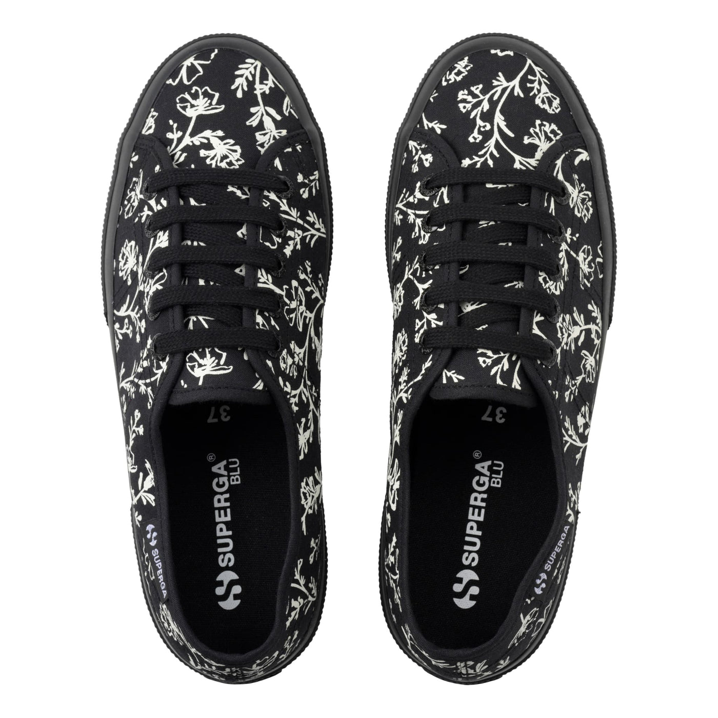 3750 ブロッサム プリント レッジェーラ｜BLOSSOM PRINT LEGGERA（BLACK-SNOW WHITE）