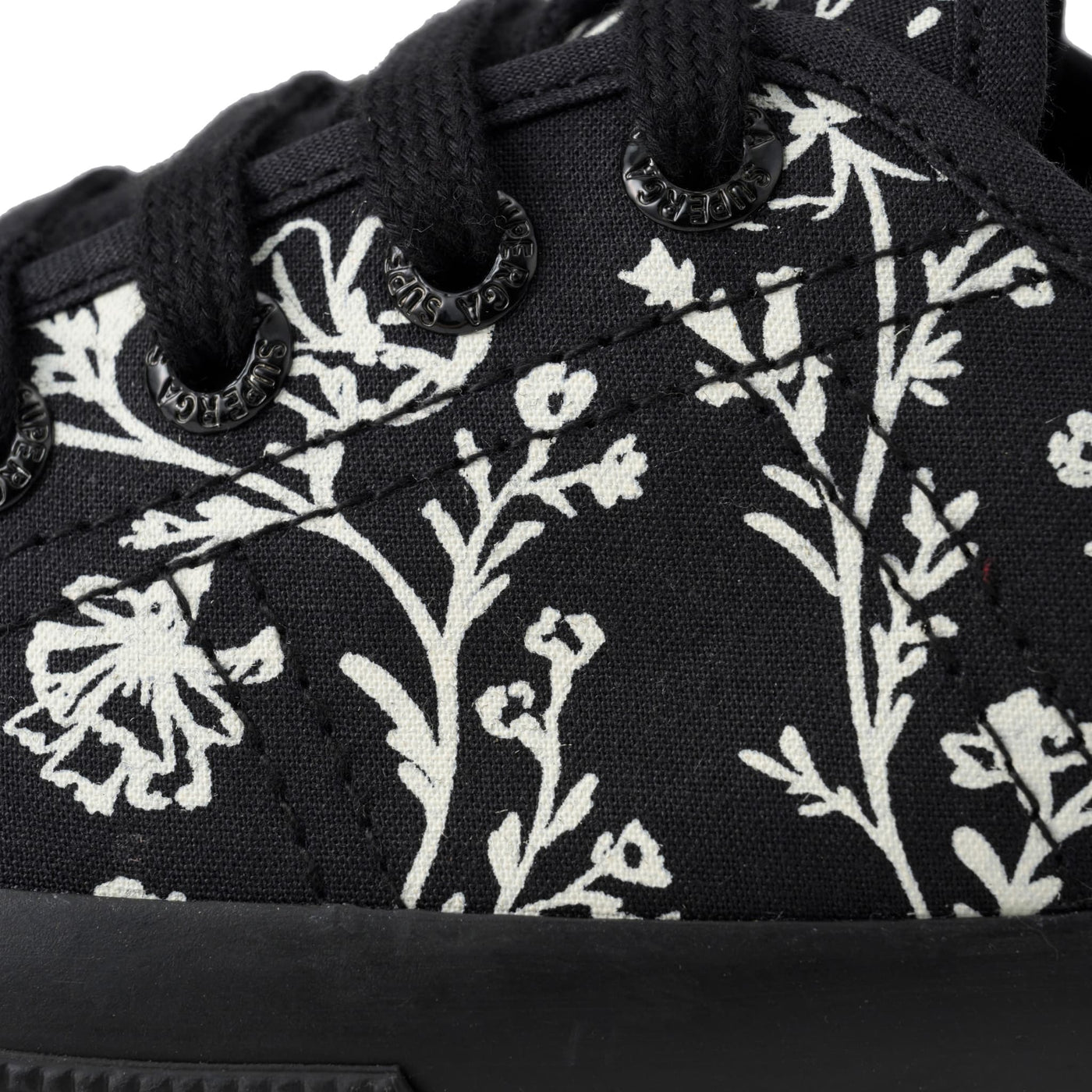 3750 ブロッサム プリント レッジェーラ｜BLOSSOM PRINT LEGGERA（BLACK-SNOW WHITE）