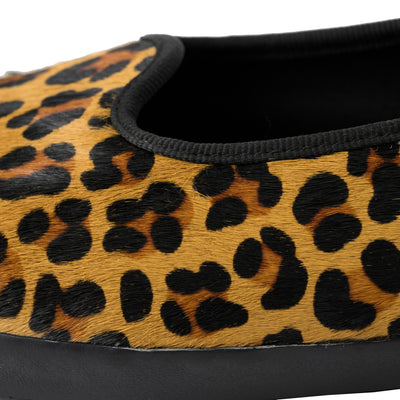 2441 バレリーナ カーフヘアー｜BALLERINA CALFHAIR（LEOPARD PRINT-BLACK）