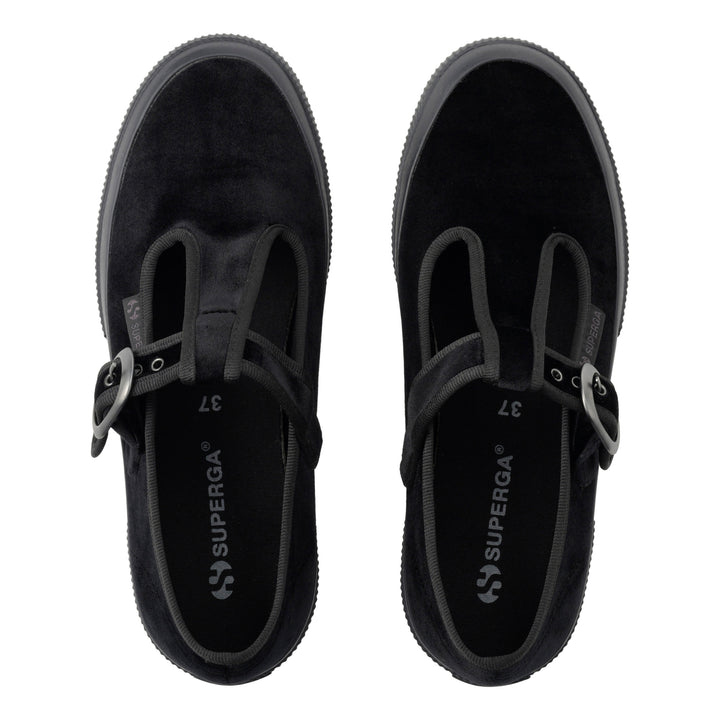 2542 メリージェーン ベルベット｜MARY JANE VELVET（TOTAL BLACK