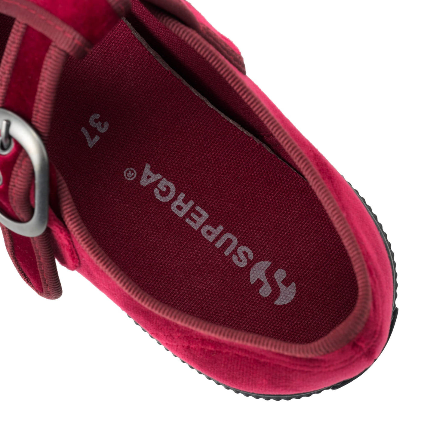 2542 メリージェーン ベルベット｜MARY JANE VELVET（RED BORDEAUX-F BLACK）
