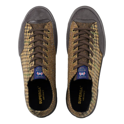 2432 ワークス ウール パッチワーク｜WORKS WOOL PATCHWORK（BROWN-DK BROWN）