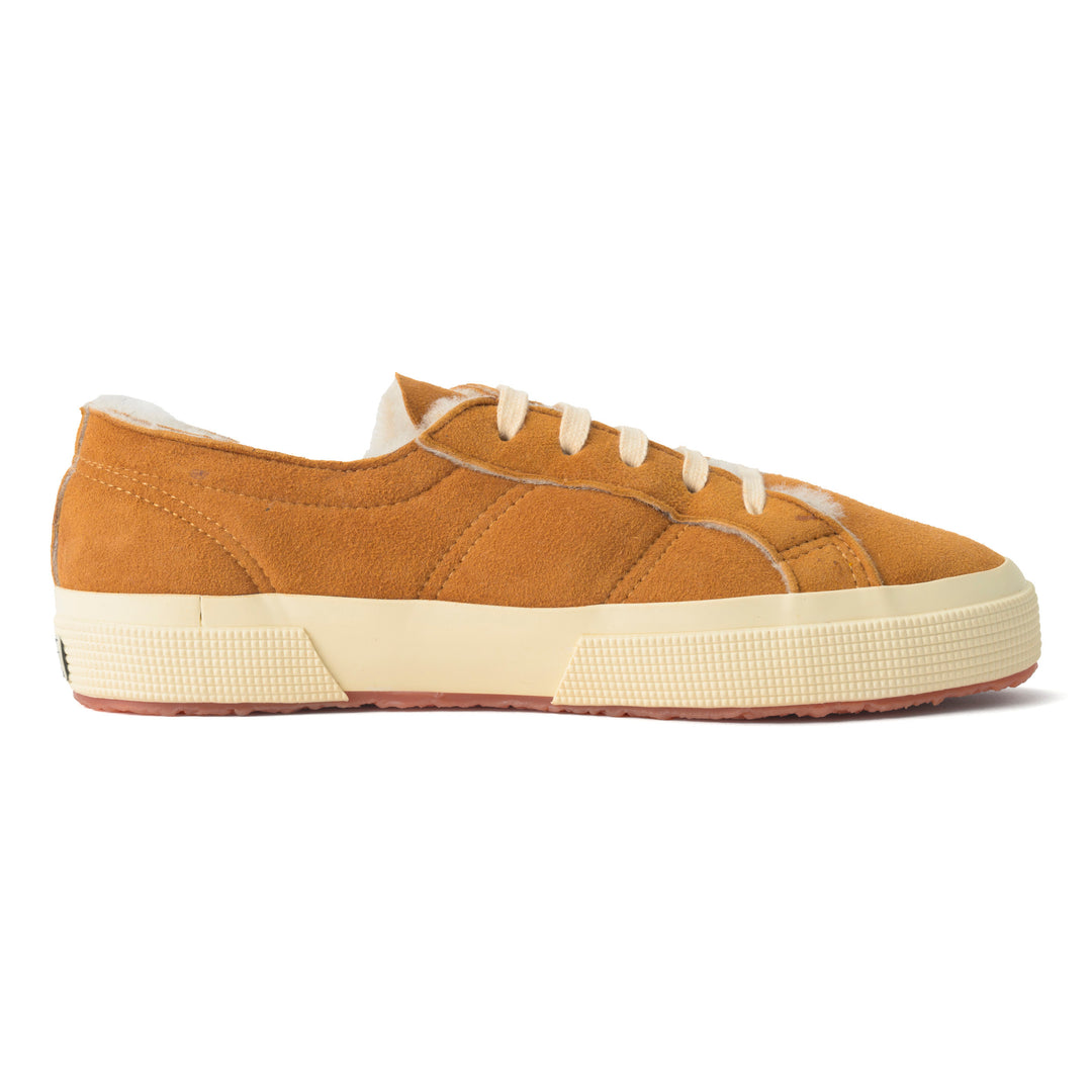 2750 シアリング｜SHEARLING（BROWN CURCUMA-FOFF WHITE） – SUPERGA