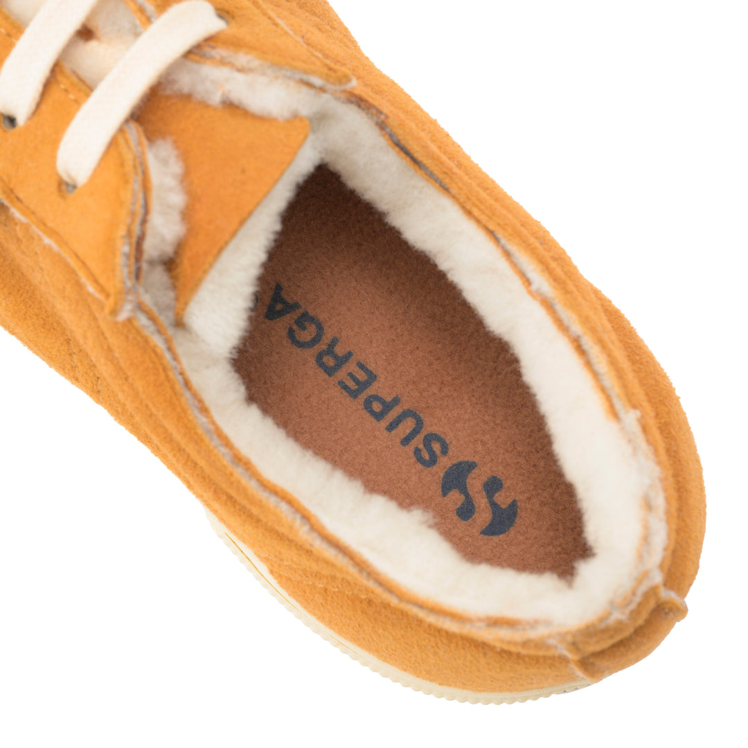 2750 シアリング｜SHEARLING（BROWN CURCUMA-FOFF WHITE） – SUPERGA