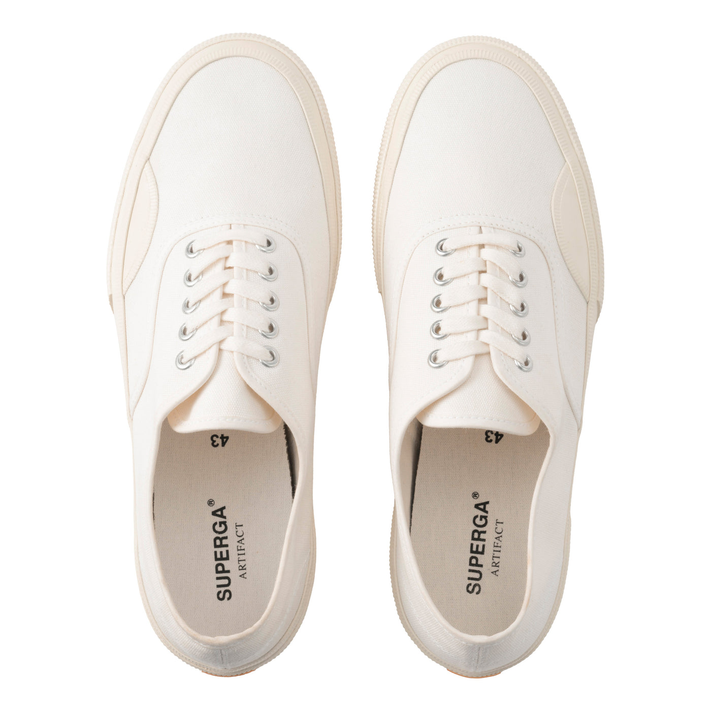 2430 デック キャンバス｜DECK CANVAS（WHITE-OFF WHITE） – SUPERGA