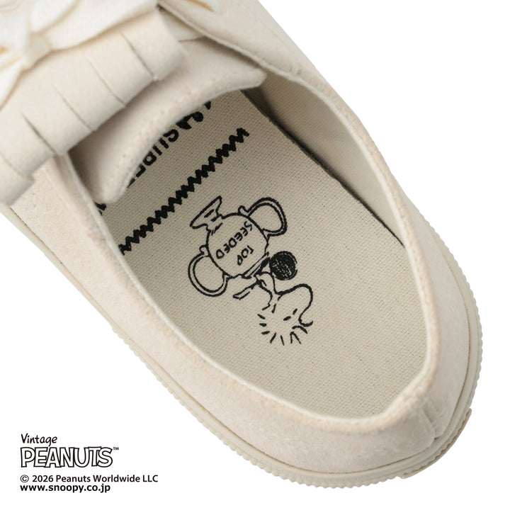 薄ミュ 全ブロ 2750 オージー スエード ピーナッツ｜OG SUEDE PEANUTS（FULL WHITE