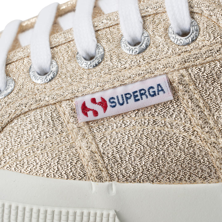 タグ付き　SUPERGA　スニーカー　　2750 ラメ ゴールド S001820_4055_174_YellowGold_su
