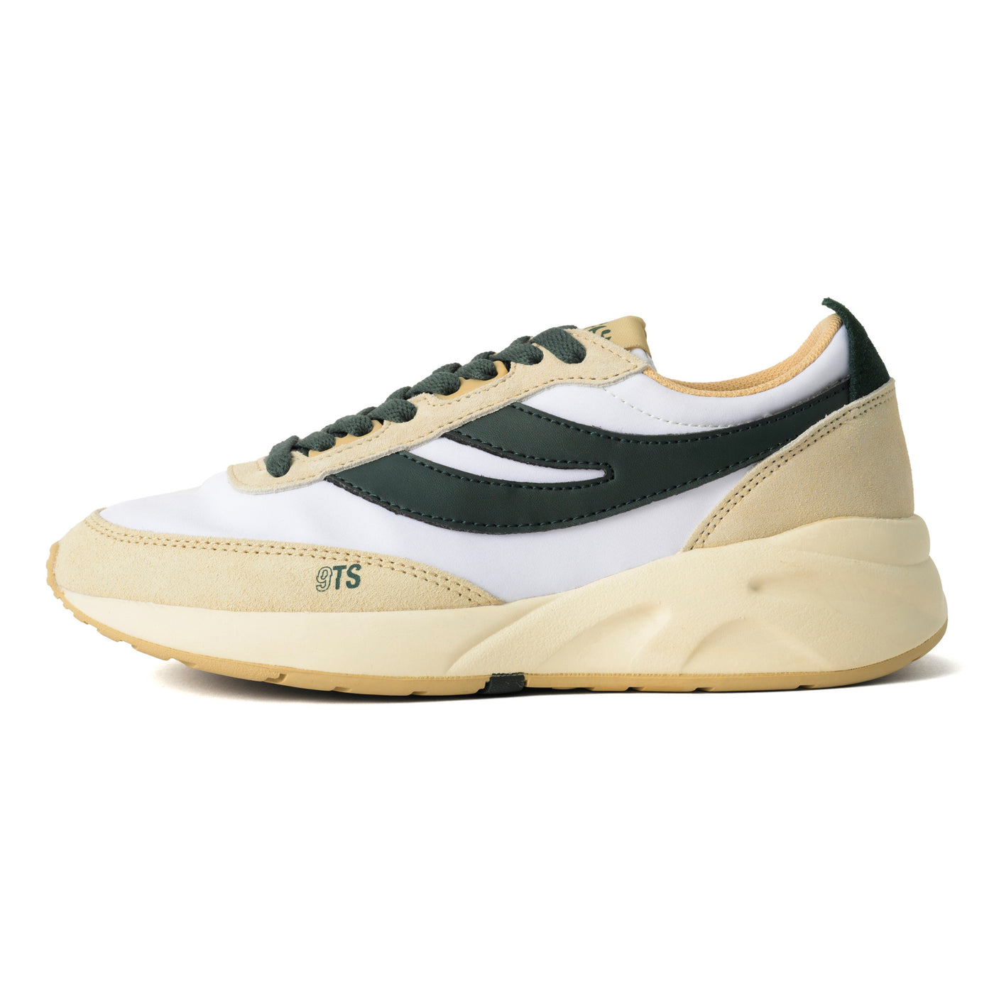 4089 トレーニング 9TS スリム｜TRAINING 9TS SLIM（WHITE-BEIGE NATURAL-GREEN DK FOREST-BEIGE LT）