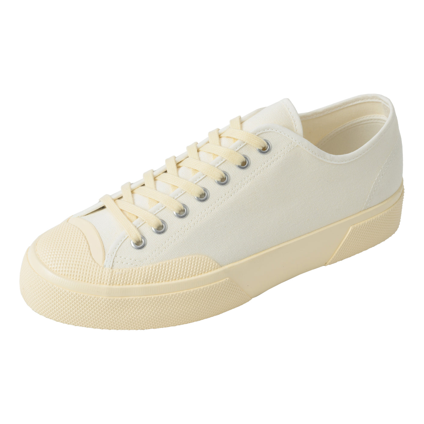 2432 ワークス ローカット コットンキャンバス｜WORKS LCUT COTON CANVAS（WHITE-OFF WHITE）