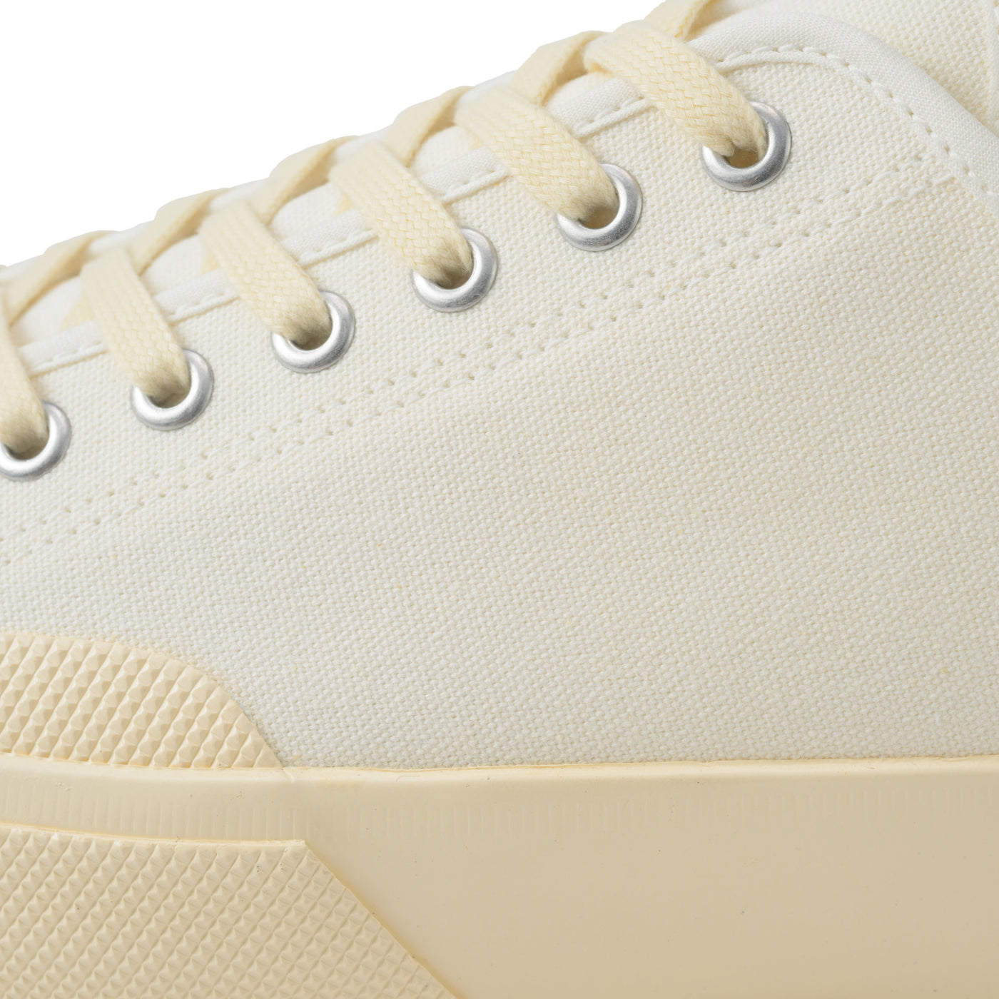 2432 ワークス ローカット コットンキャンバス｜WORKS LCUT COTON CANVAS（WHITE-OFF WHITE）