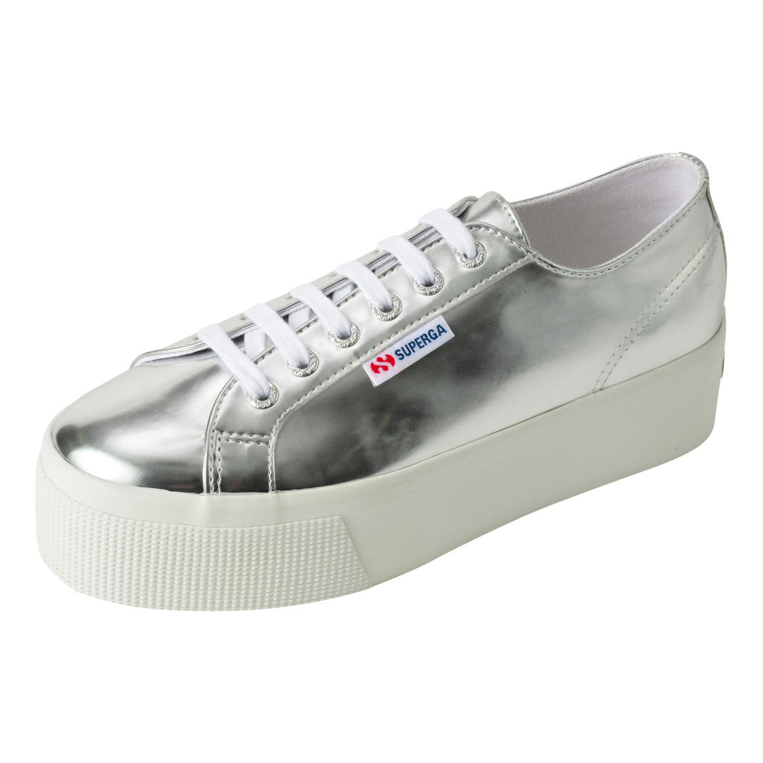 2790 ミラー シンセティックマテリアル｜MIRROR SYNTHETIC MATERIAL（SILVER） – スペルガ｜SUPERGA 公式サイト