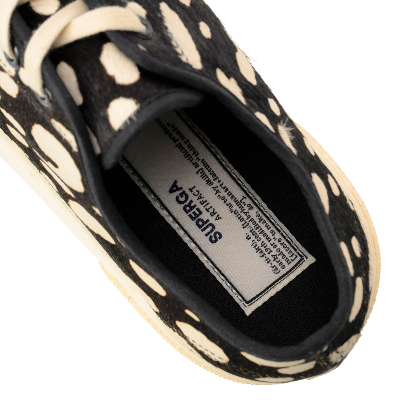 2432 ダークダルメシアン ポニーヘア｜DK DALMATIAN PONYHAIR（BLACK-BEIGE）