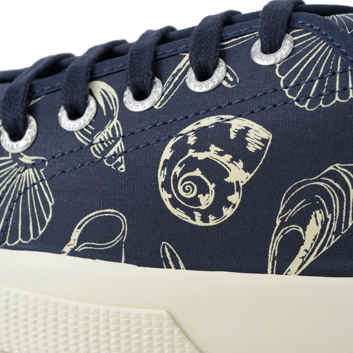 3750 シーシェルズプリント レッジェーラ｜SEASHELLS PRINT LEGGERA（BLUE NAVY-BEIGE NATURAL）