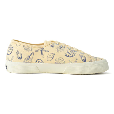 3750 シーシェルズプリント レッジェーラ｜SEASHELLS PRINT LEGGERA（BEIGE LT EGGSHELL-BLUE VELVET）