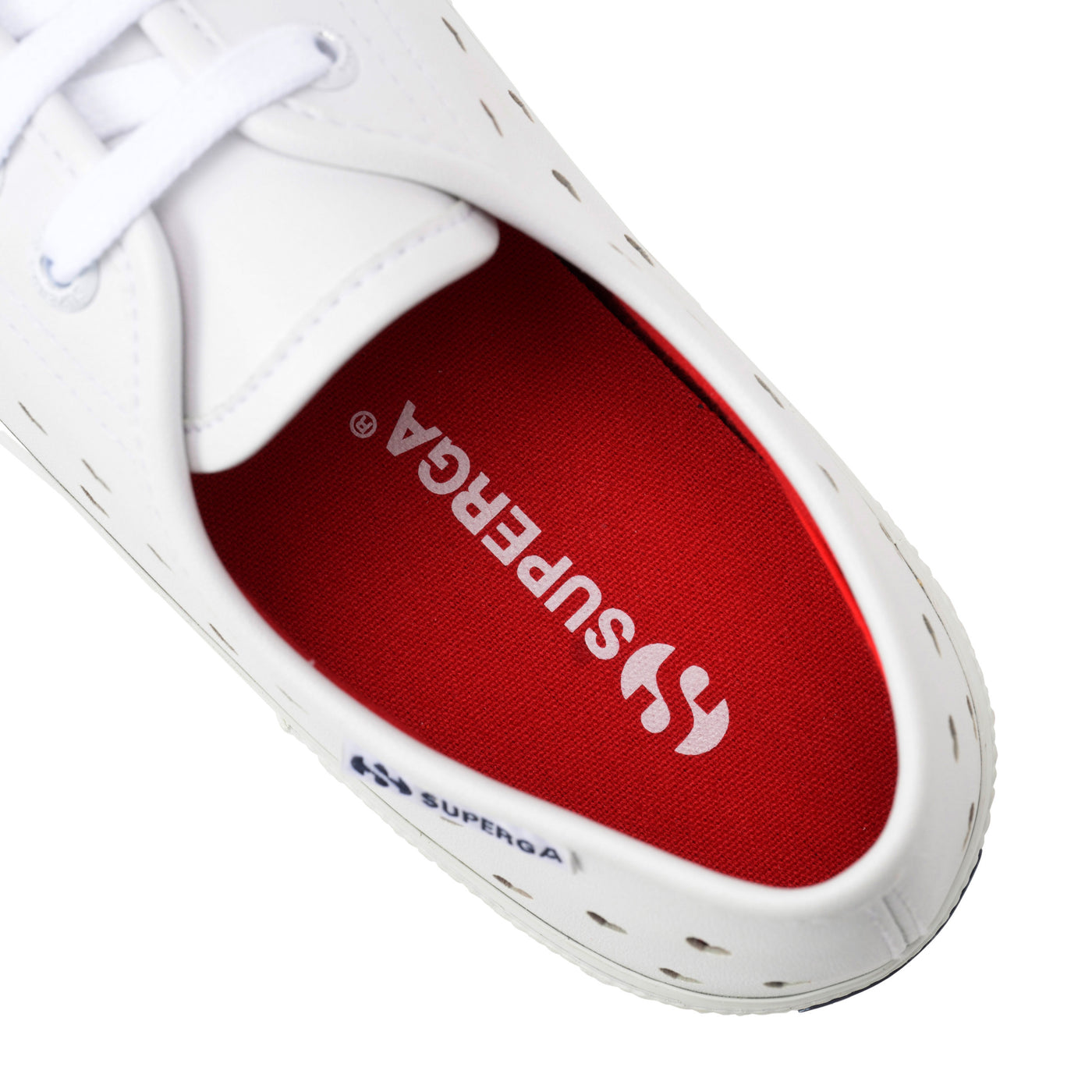 3750 ハート ヴィーガン マテリアル レッジェーラ｜HEARTS VEGAN MATERIAL LEGGERA（WHITE-RED）