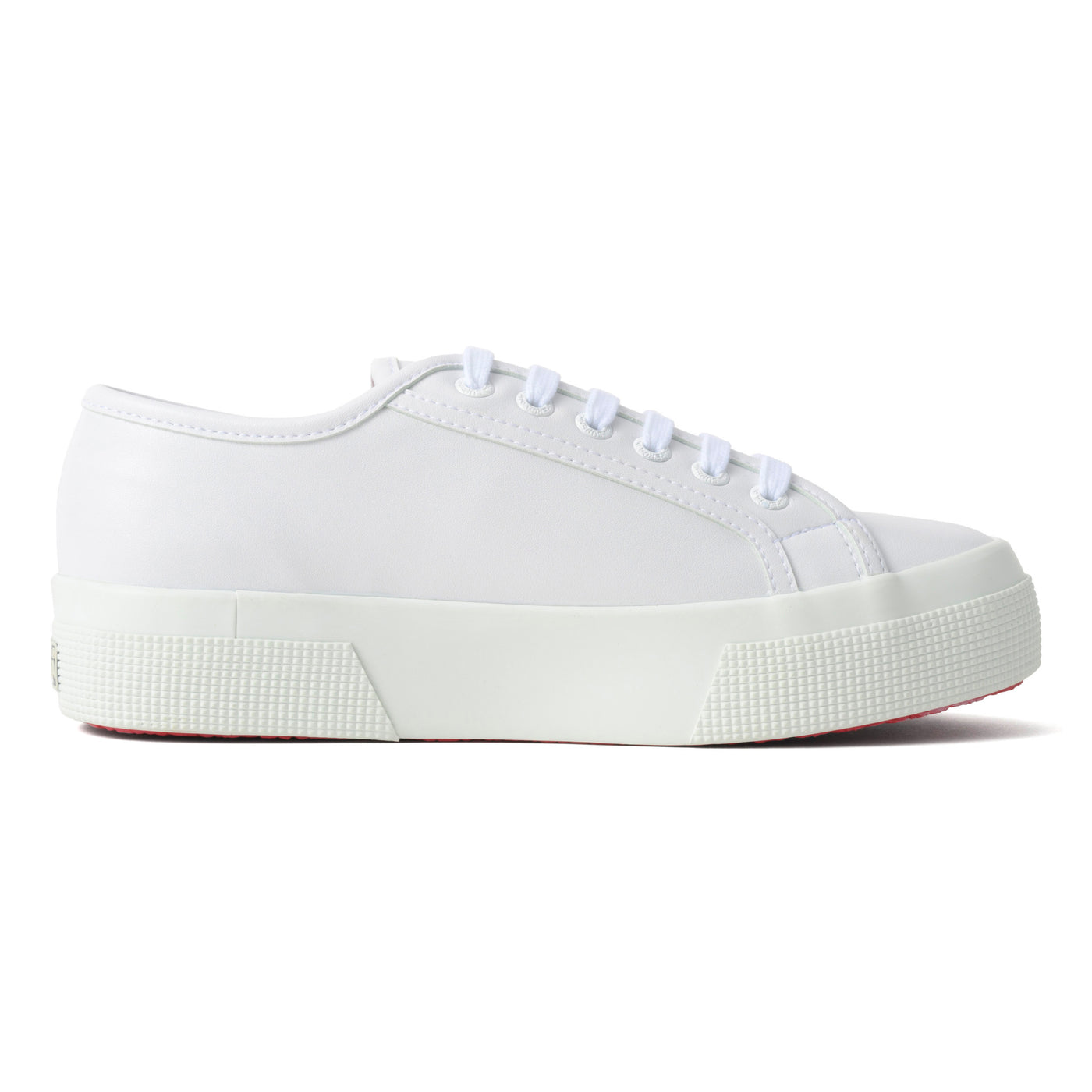 3740 プラットフォーム ハート ヴィーガンマテリアル レッジェーラ｜PLATFORM HEARTS VEGAN MATERIAL LEGGERA（WHITE-RED）