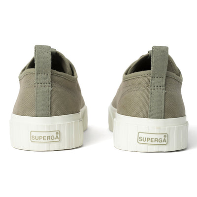 2630 STRIPE WEBBING_GREEN SAFARI-F AVORIO_AB6
